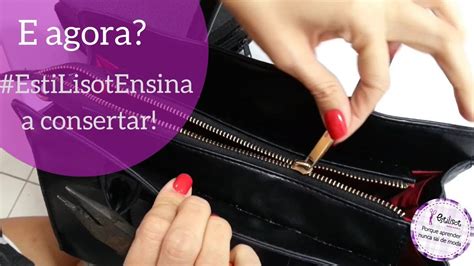 COMO CONSERTAR ZIPER DE BOLSA / MOCHILA RÁPIDO E .